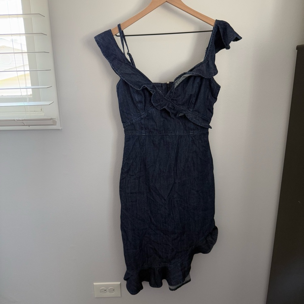 Reformation Evelyn Denim Dress - Picture 3 of 11